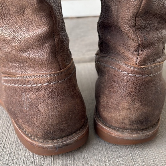 Frye Celia x Stitch Tall Riding Boots  Size 6 - Picture 5 of 9